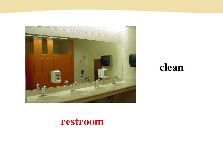 clean restroom 