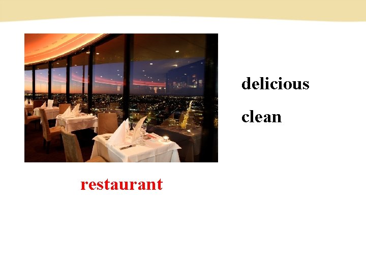 delicious clean restaurant 