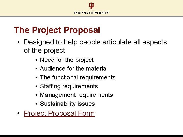 The Digital Library Programs Project Proposal Open Meeting