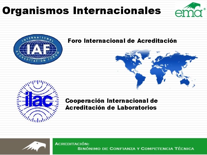 Organismos Internacionales Foro Internacional de Acreditación Cooperación Internacional de Acreditación de Laboratorios Organismos Internacionales Foro Internacional de Acreditación Cooperación Internacional de Acreditación de Laboratorios