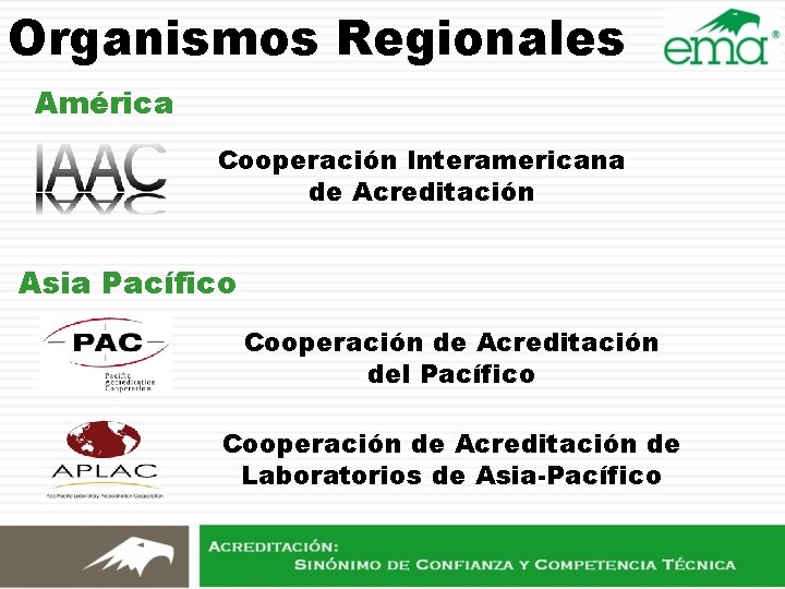 Organismos Regionales América Cooperación Interamericana de Acreditación Asia Pacífico Cooperación de Acreditación del Pacífico Organismos Regionales América Cooperación Interamericana de Acreditación Asia Pacífico Cooperación de Acreditación del Pacífico