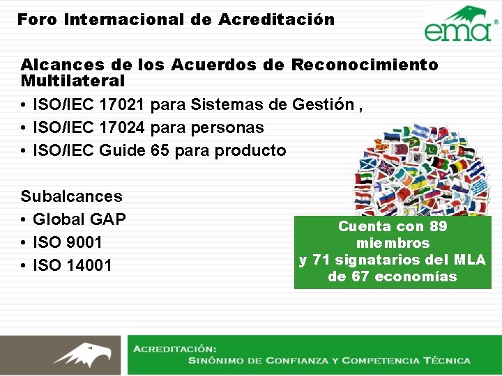 Foro Internacional de Acreditación Alcances de los Acuerdos de Reconocimiento Multilateral • ISO/IEC 17021 Foro Internacional de Acreditación Alcances de los Acuerdos de Reconocimiento Multilateral • ISO/IEC 17021