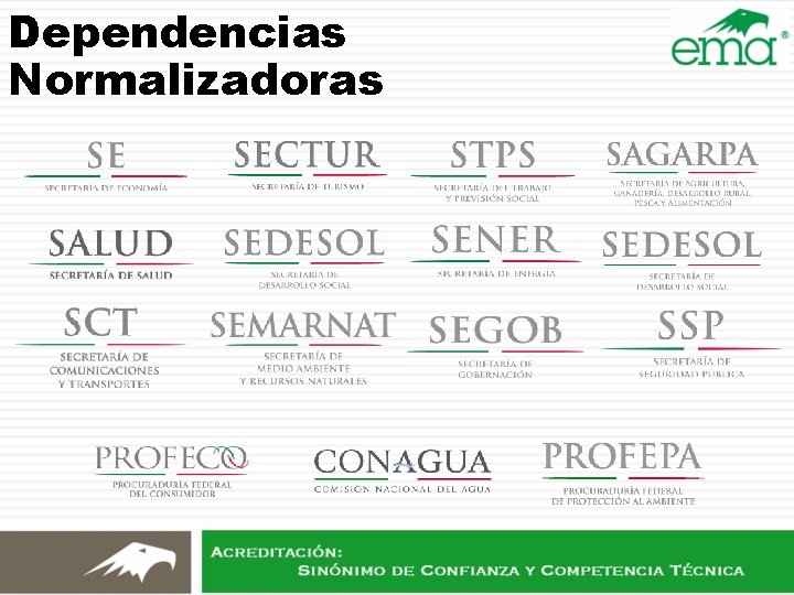 Dependencias Normalizadoras Dependencias Normalizadoras