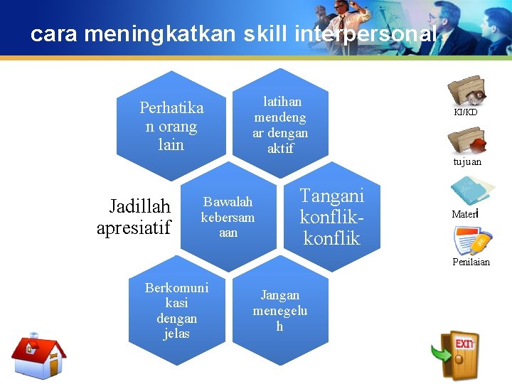 cara meningkatkan skill interpersonal Perhatika n orang lain Jadillah apresiatif latihan mendeng ar dengan