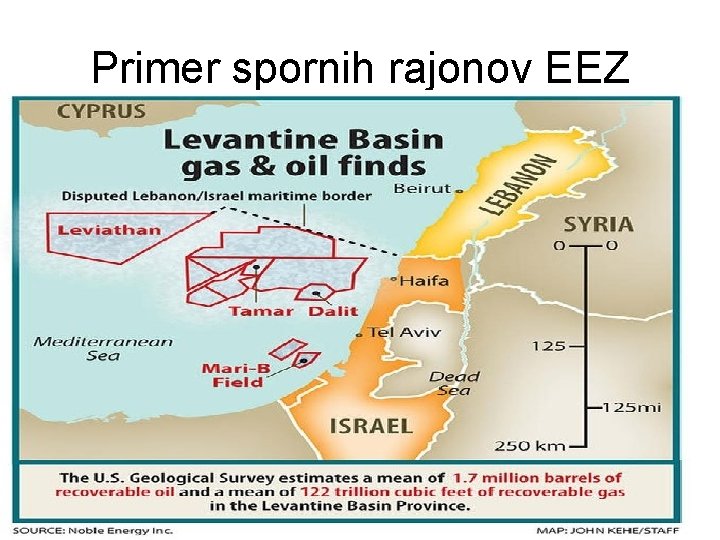 Primer spornih rajonov EEZ 27 