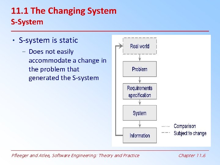 11. 1 The Changing System S-System • S-system is static – Does not easily 11. 1 The Changing System S-System • S-system is static – Does not easily