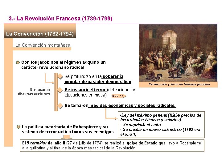 3. - La Revolución Francesa (1789 -1799) La Convención (1792 -1794) La Convención montañesa