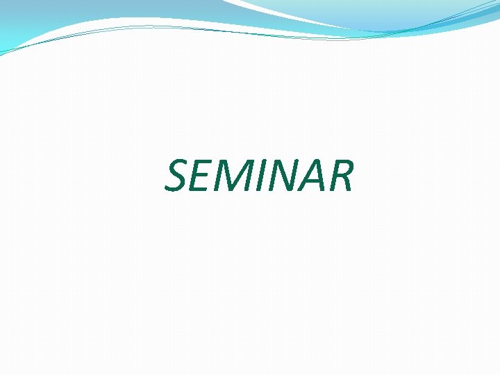 SEMINAR 