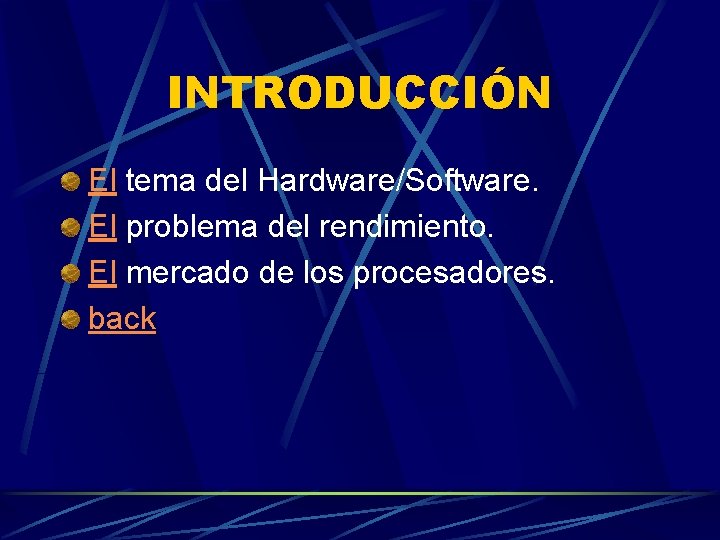 INTRODUCCIÓN El tema del Hardware/Software. El problema del rendimiento. El mercado de los procesadores.