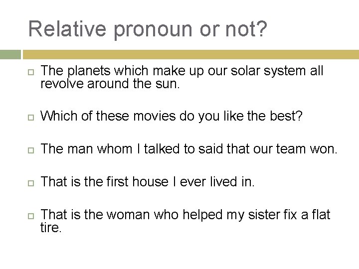Relative pronoun or not? The planets which make up our solar system all revolve