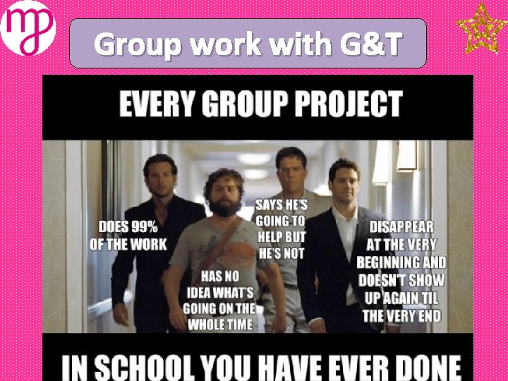 Group work with G&T 