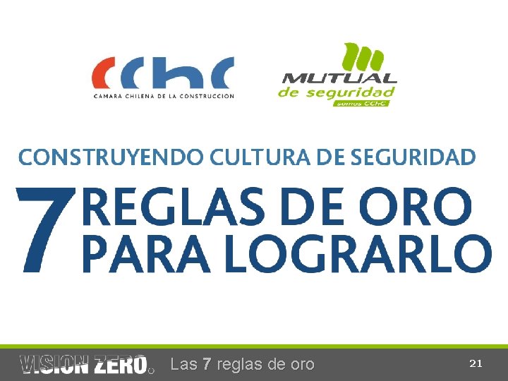 Las 7 reglas de oro 21 