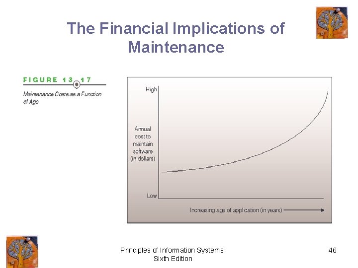 The Financial Implications of Maintenance Principles of Information Systems, Sixth Edition 46 