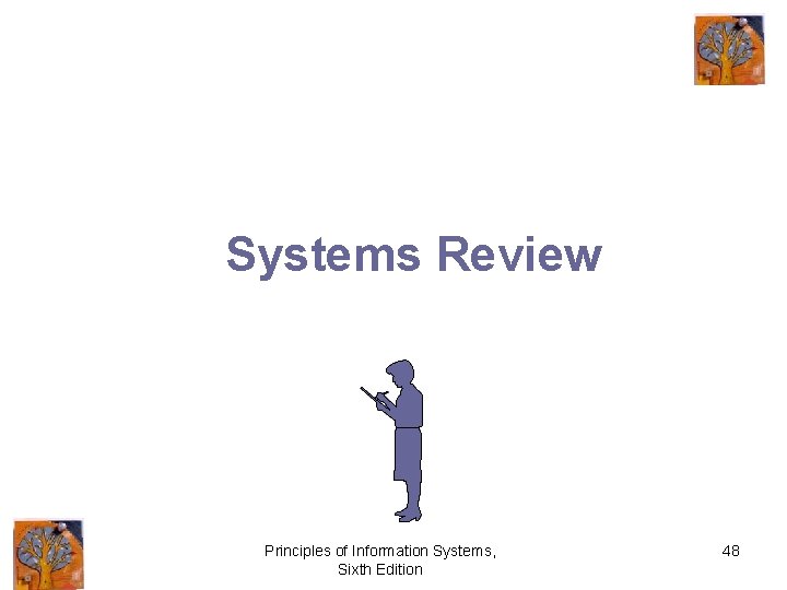 Systems Review Principles of Information Systems, Sixth Edition 48 