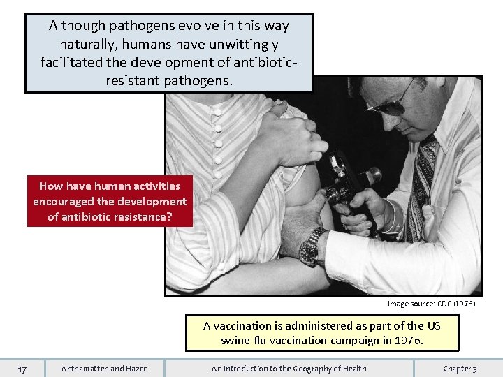 Although pathogens evolve in this way naturally, humans have unwittingly facilitated the development of