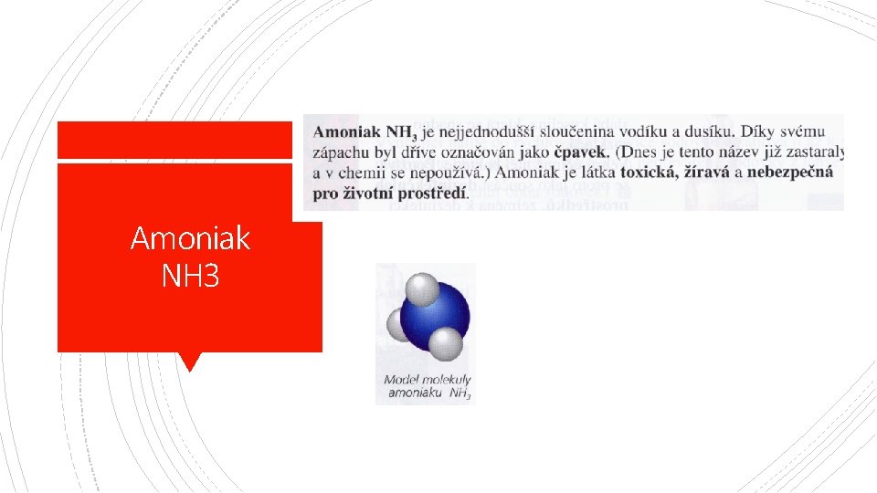 Amoniak NH 3 