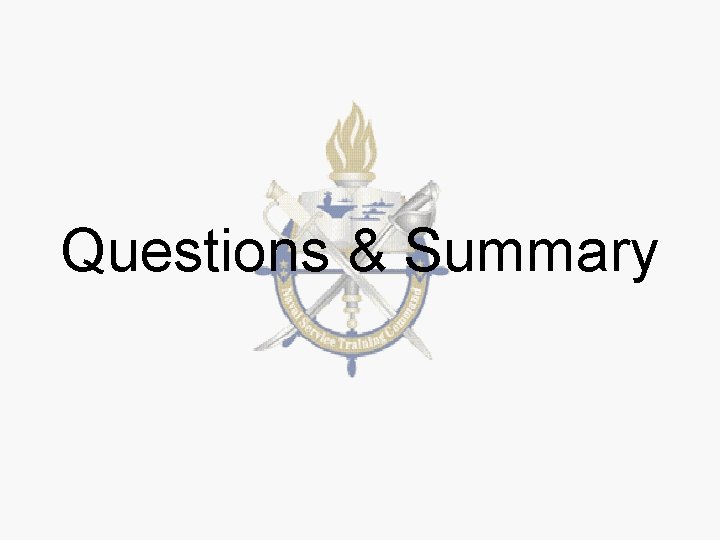 Questions & Summary 