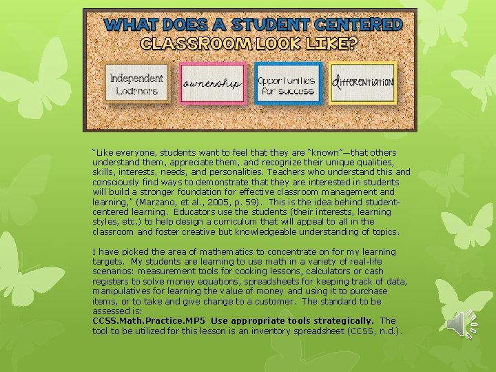 “Like everyone, students want to feel that they are “known”—that others understand them, appreciate