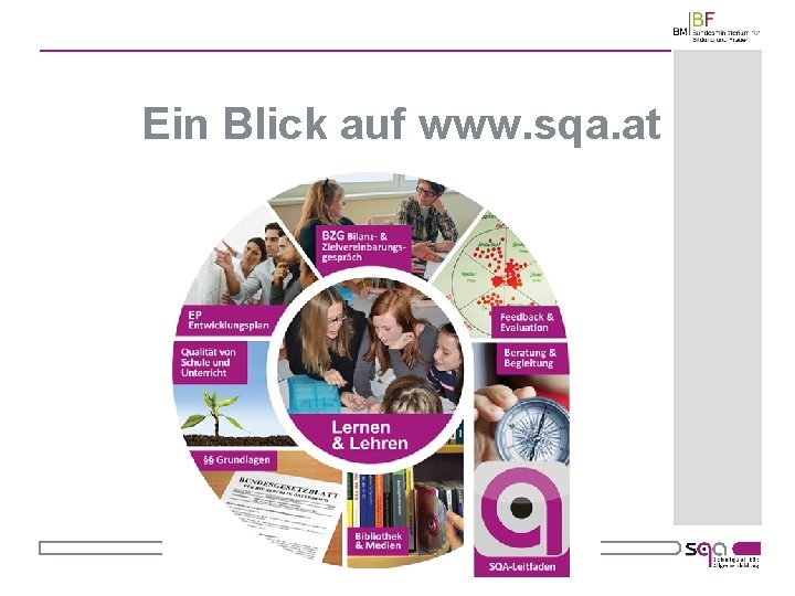 Ein Blick auf www. sqa. at 