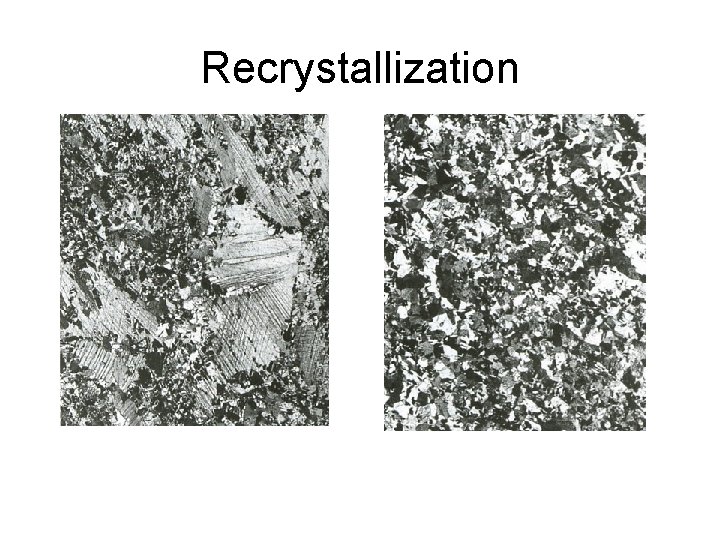 Recrystallization 