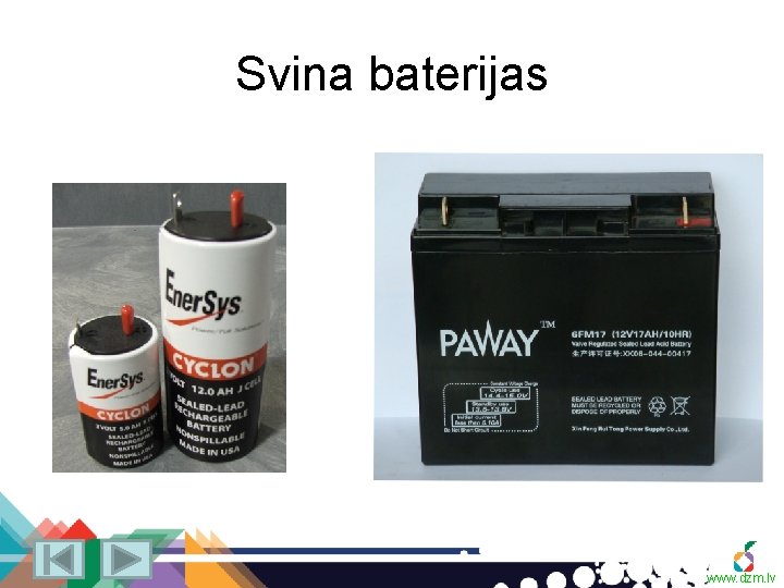Svina baterijas www. dzm. lv 