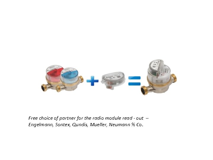 Free choice of partner for the radio module read - out – Engelmann, Sontex, Free choice of partner for the radio module read - out – Engelmann, Sontex,