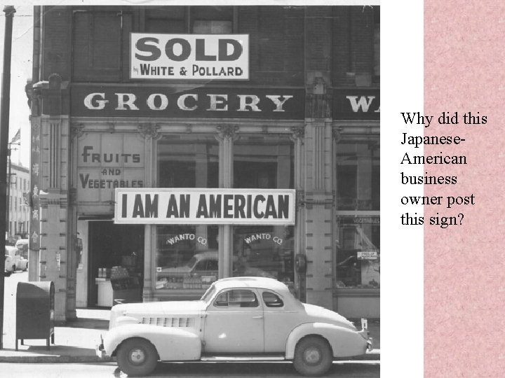 Why did this Japanese. American business owner post this sign? 