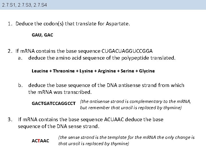 2. 7. S 1, 2. 7. S 3, 2. 7. S 4 1. Deduce 2. 7. S 1, 2. 7. S 3, 2. 7. S 4 1. Deduce
