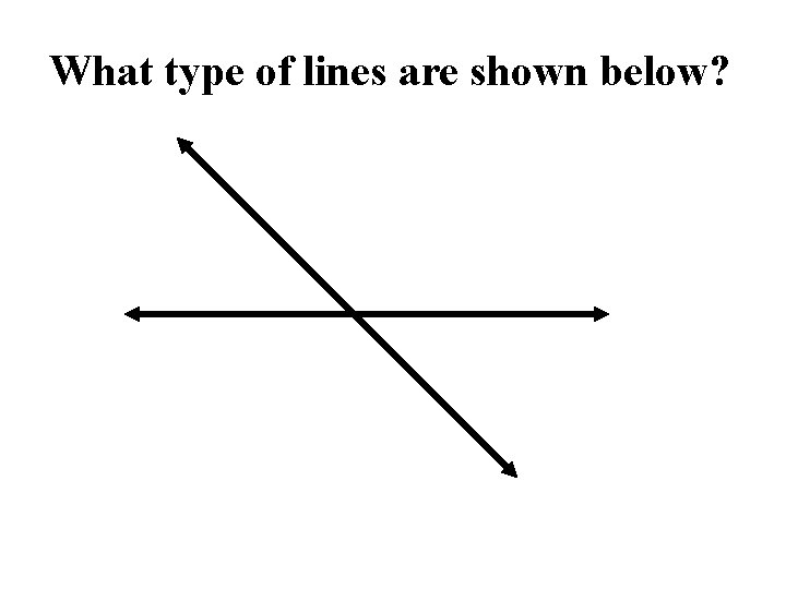 What type of lines are shown below? 
