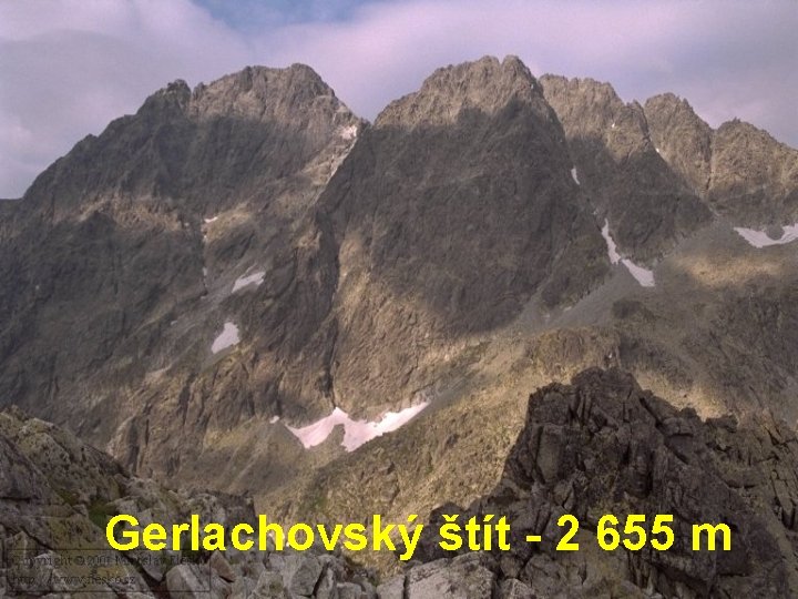 Gerlachovský štít - 2 655 m 