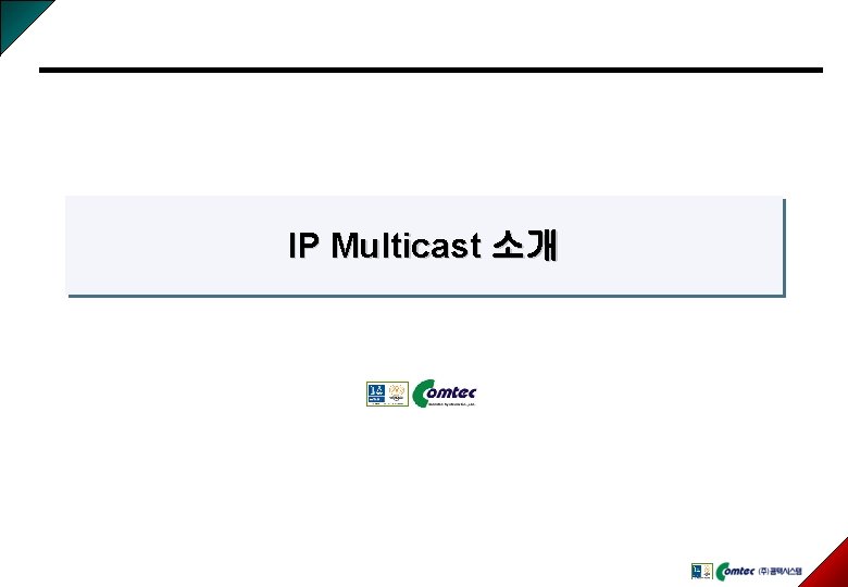 IP Multicast 소개 