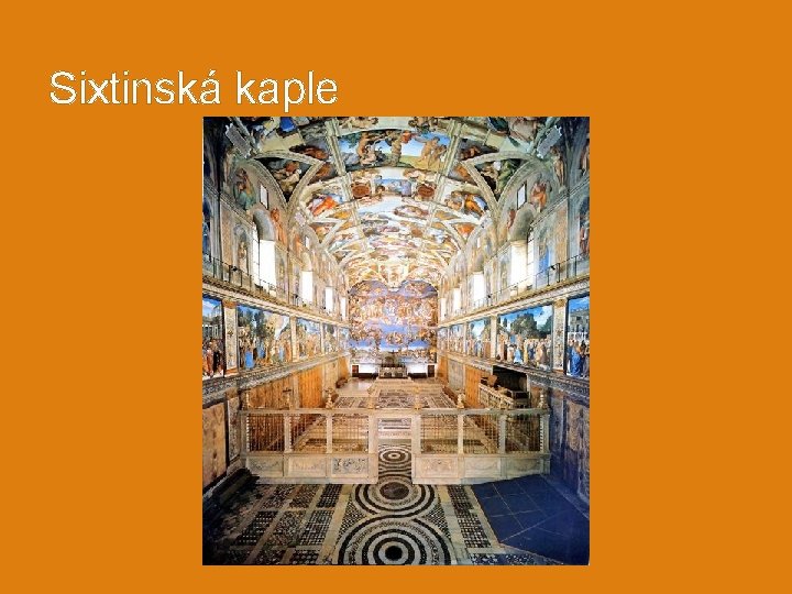 Sixtinská kaple 