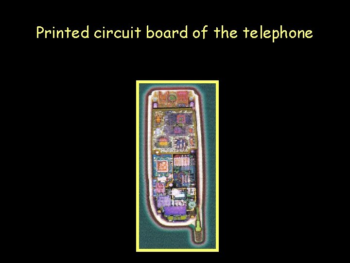 Printed circuit board of the telephone 