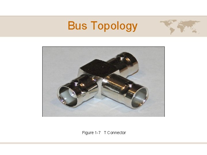 Bus Topology Figure 1 -7 T Connector Bus Topology Figure 1 -7 T Connector