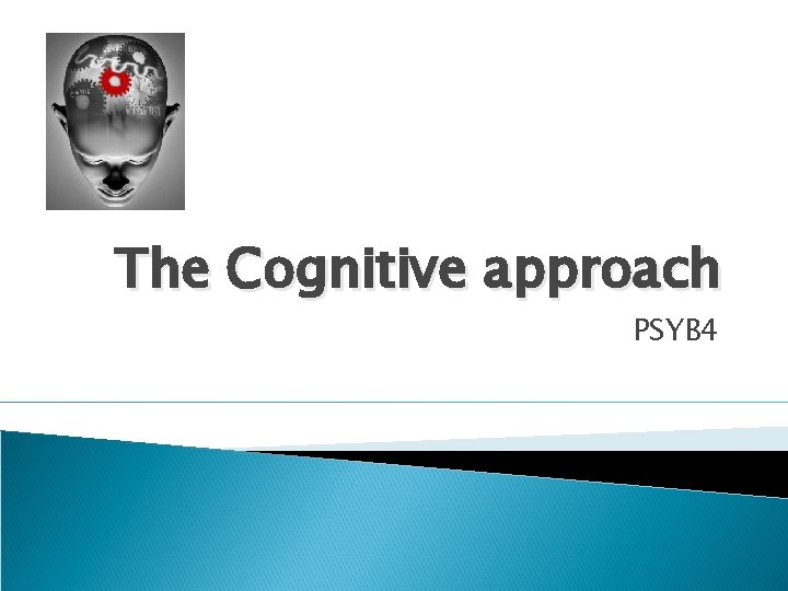 The Cognitive approach PSYB 4 