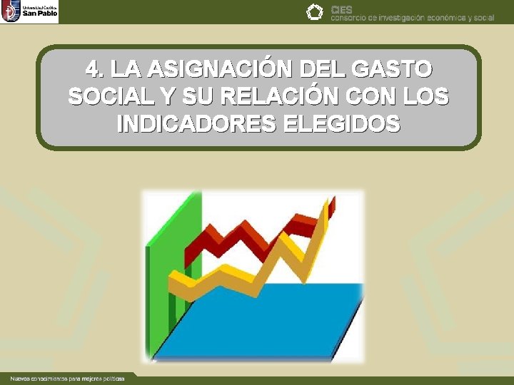 4. LA ASIGNACIÓN DEL GASTO SOCIAL Y SU RELACIÓN CON LOS INDICADORES ELEGIDOS 