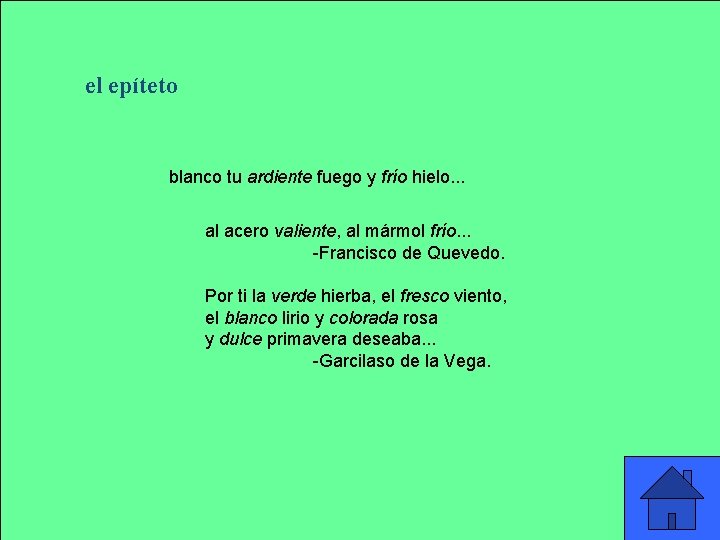 el epíteto blanco tu ardiente fuego y frío hielo. . . al acero valiente, el epíteto blanco tu ardiente fuego y frío hielo. . . al acero valiente,