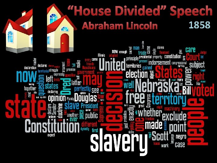 “House Divided” Speech Abraham Lincoln 1858 