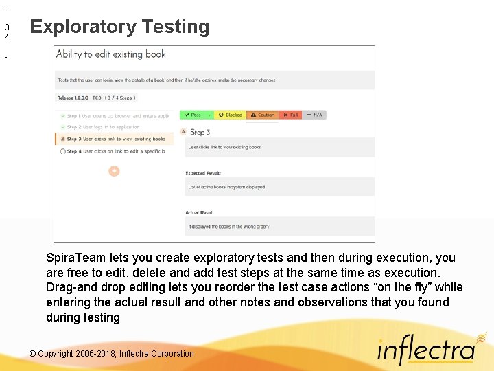  3 4 - Exploratory Testing Spira. Team lets you create exploratory tests and