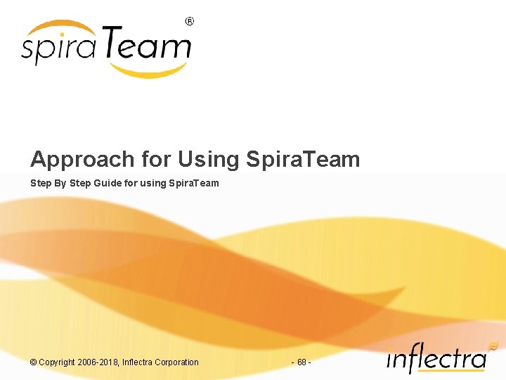 Approach for Using Spira. Team Step By Step Guide for using Spira. Team ©