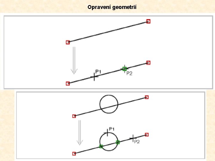 Opravení geometrií 