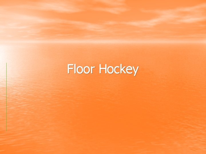 Floor Hockey 