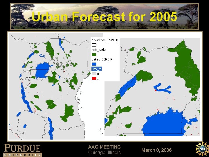 Urban Forecast for 2005 AAG MEETING Chicago, Illinois March 8, 2006 