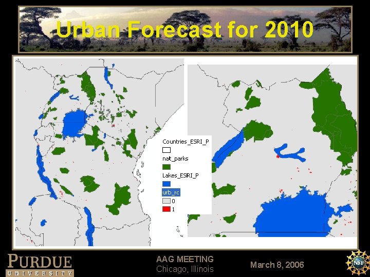 Urban Forecast for 2010 AAG MEETING Chicago, Illinois March 8, 2006 