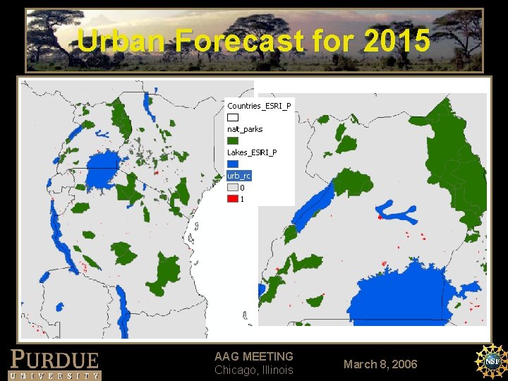 Urban Forecast for 2015 AAG MEETING Chicago, Illinois March 8, 2006 