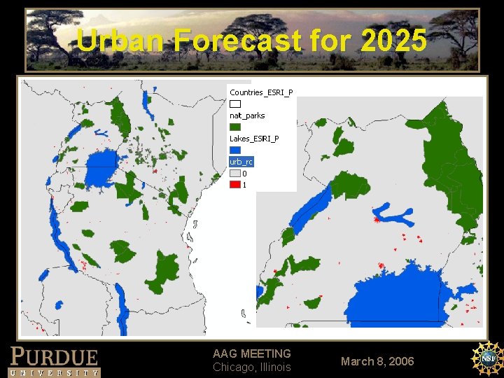 Urban Forecast for 2025 AAG MEETING Chicago, Illinois March 8, 2006 