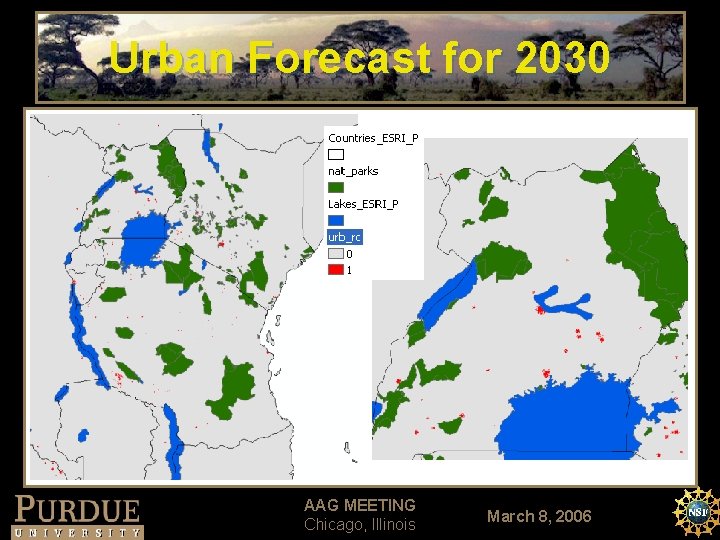 Urban Forecast for 2030 AAG MEETING Chicago, Illinois March 8, 2006 