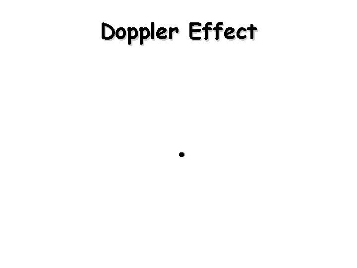 Doppler Effect Doppler Effect