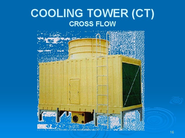 COOLING TOWER (CT) CROSS FLOW 16 
