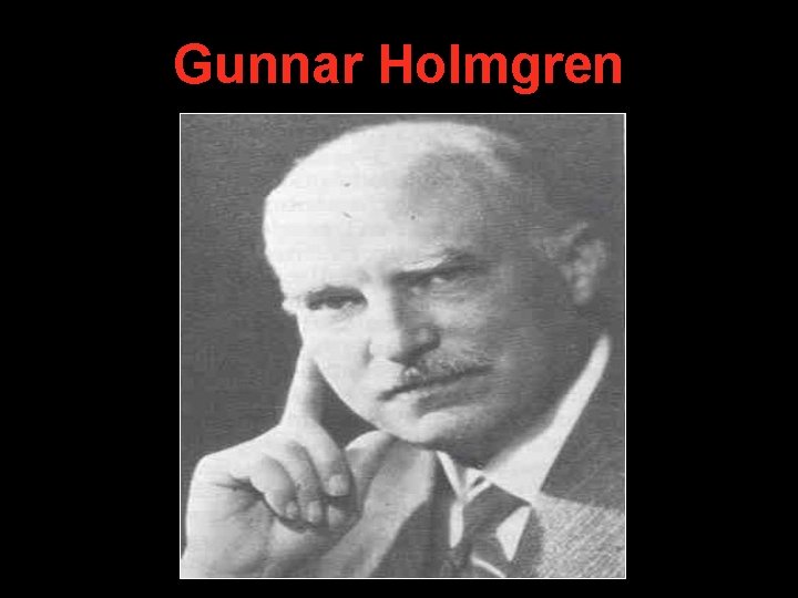 Gunnar Holmgren Gunnar Holmgren